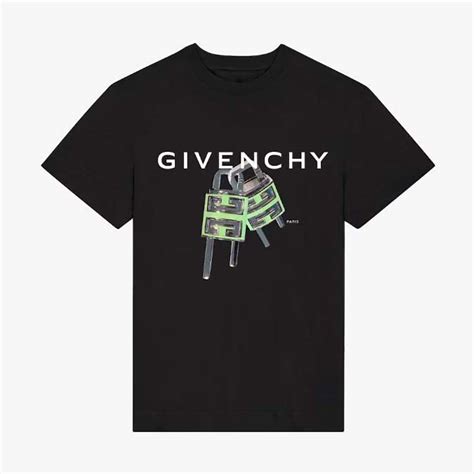 givenchy lock t shirt|Givenchy t shirt men sale.